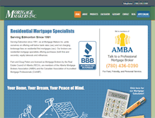 Tablet Screenshot of mortgagemakers.ca